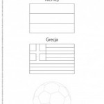 Kolorowanka Euro 2012 – flagi Niemiec i Grecji