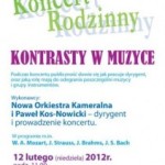 Warszawa – Koncert Rodzinny – 12 lutego 2012