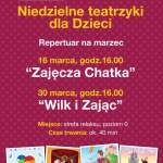 „Wilk i Zając” spektakl dla dzieci w Galerii Bronowice